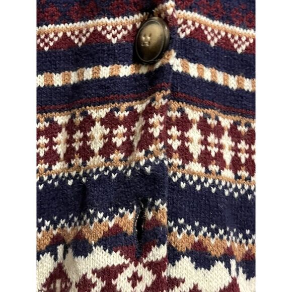 Bob Timberlake  Women's Size Large wool blend Button-up  cardigan  Multicolored - Picture 4 of 4